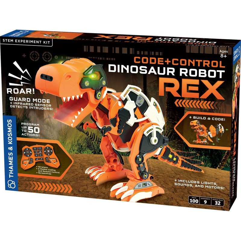 Thames &#38; Kosmos Code+Control: Dinosaur Robot: REX, 1 of 6