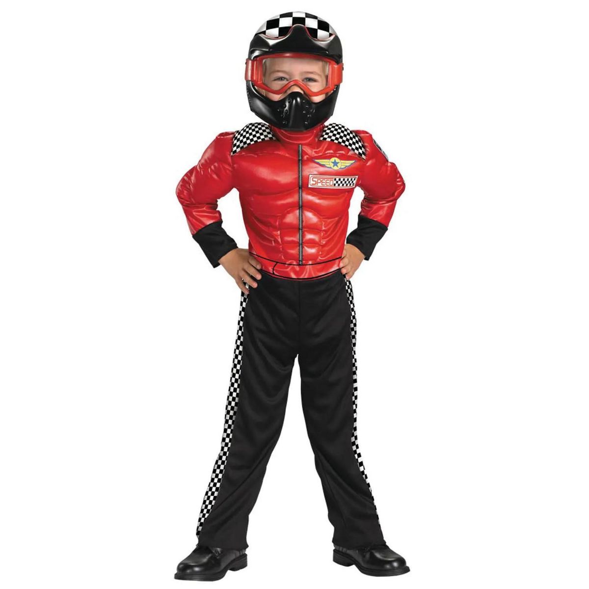 Disguise Toddler Boys' Turbo Racer Muscle Jumpsuit Costume - thumbnail 3