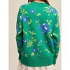 Women's Flower Pattern Pullover Knit Sweater - Listicle - 3 of 3