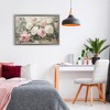 Stupell Industries Rose Bouquets Pink and White Floating Frame Canvas Art, Gray, 25" x 17" - 3 of 4