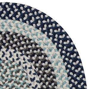 Colonial Mills Mendi - Blue 20 In x30 In Oval Rug Indoor/Outdoor 100% Polypropylene - 1 of 4