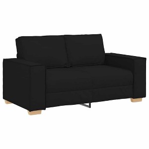 vidaXL Sofa Chair Black 160 x 78 x 84 cm Artificial Leather - 1 of 4