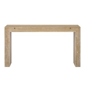Dexmalle Waterfall Design Farmhouse Console Table with 2 Concealed Drawers - 1 of 4