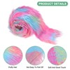 Unique Bargains Faux Fur Precut Strips for Craft Christmas 59x4 Inch Iridescent 1 Pc - 2 of 4