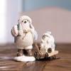 Melrose Winter Bird with Sled Figurine (Set of 2) - 2 of 2