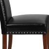 Flash Furniture HERCULES Hampton Hill Series Parsons Chair with Accent Nail Trim - 4 of 4