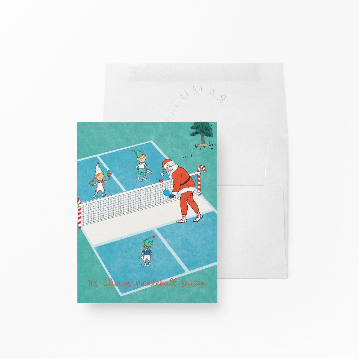 Holiday Winter Greeting Cards "It's Always Pickleball Season" by Ramus & Co