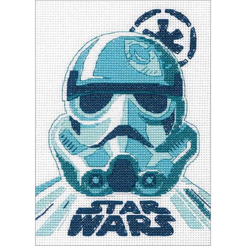 Dimensions Star Wars Counted Cross Stitch Kit 5"X7"-Stormtrooper (14 Count), 3 of 4