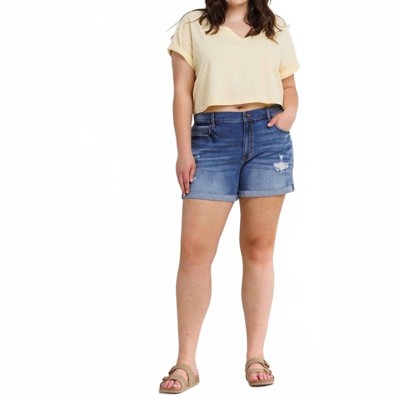 Women's Mid Rise Tom Denim Shorts - sneak peek