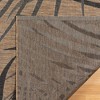Gertmenian 7'8"x10' Paseo Paume Palm Leaf Rectangle Woven Indoor/Outdoor Accent Rug Brown: Fade-Resistant, Hose Clean, Polypropylene - 3 of 4