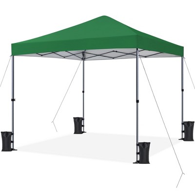 Yaheetech 10x10ft Pop-up Canopy with One-Push-To-Lock Setup Mechanism