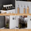 Pull Out Spice Rack Organizer Plastic Drawers Organizer Desktop Storage Gap Cabinet Waterproof Spice Jar Rack - 4 of 4