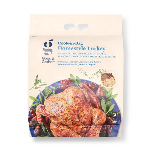 Cook In Bag Homestyle Turkey Frozen 12lbs Good Gather Target
