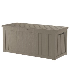Chic Crate - 57.5'' W 230 Gallons Water Resistant Resin Lockable Deck Box - 1 of 4