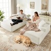 Myinda 2-Piece Oversized Boneless Compression Sofa Couch, Corduroy  Loveseat, No Assembly Required - 4 of 4