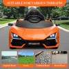 12V Kids Ride On Car with Remote Control, Battery Powered Sports Car Toy with Dual 25W Motors, Spring Suspension, Headlight, Music for Toddler 3+ - 4 of 4