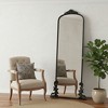 HomeRoots 68" Black Metal Arch Framed Full Length Mirror - 2 of 4
