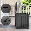 Kumasinova 30/31.2 Gal Deck Box with Ample Storage,All-Weather PP Resin Outdoor Storage Box,UV Protected & Waterproof,KD Design - 2 of 4