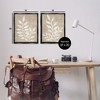Stupell Industries Boho Botanical Leaf Silhouette 2pc Floating Frame Art Set - 3 of 4