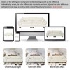 85.4"W Curved Sofa Couch, Corduroy Upholstered Wooden 3 Seater Sofa with 2 Throw Pillows 4S -ModernLuxe - 4 of 4