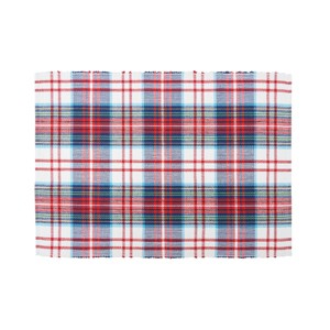 C&F Home Morris Plaid Red and Green Woven Placemat Set of 6 - 1 of 4