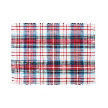 C&F Home Morris Plaid Red and Green Woven Placemat Set of 6