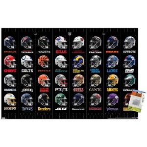 Trends International NFL League - Helmets 24 Unframed Wall Poster Prints - 1 of 4
