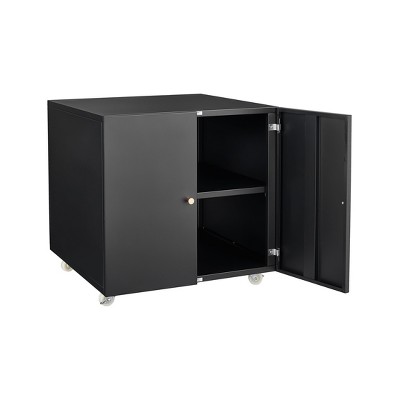 NicBex 2 Drawer Mobile File Cabinet with Casters,Office Cabinet with Round Knobs Design,Modern Storage Cabinet,Filing Cabinets for Home Office
