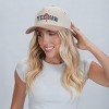 3D Puff Embroidered Yee Haw Cowgirl - Women's Corduroy Trucker Hat - 2 of 3