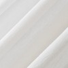 51"x63" No. 918 Sheer Erica Crushed Voile Rod Pocket Curtain Panel Eggshell: Transitional, Machine Washable, Indoor Use - 2 of 3