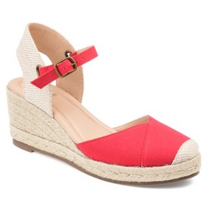 Journee Collection Womens Ashlyn Wedge Heel Espadrille Sandals - 1 of 4
