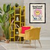 Stupell Industries Vintage Smell The Flowers Black Framed Floater Canvas Wall Art - 2 of 4