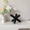 Cheung's Eliseen Black Metal Jack Decor Gold Trim - 4 of 4