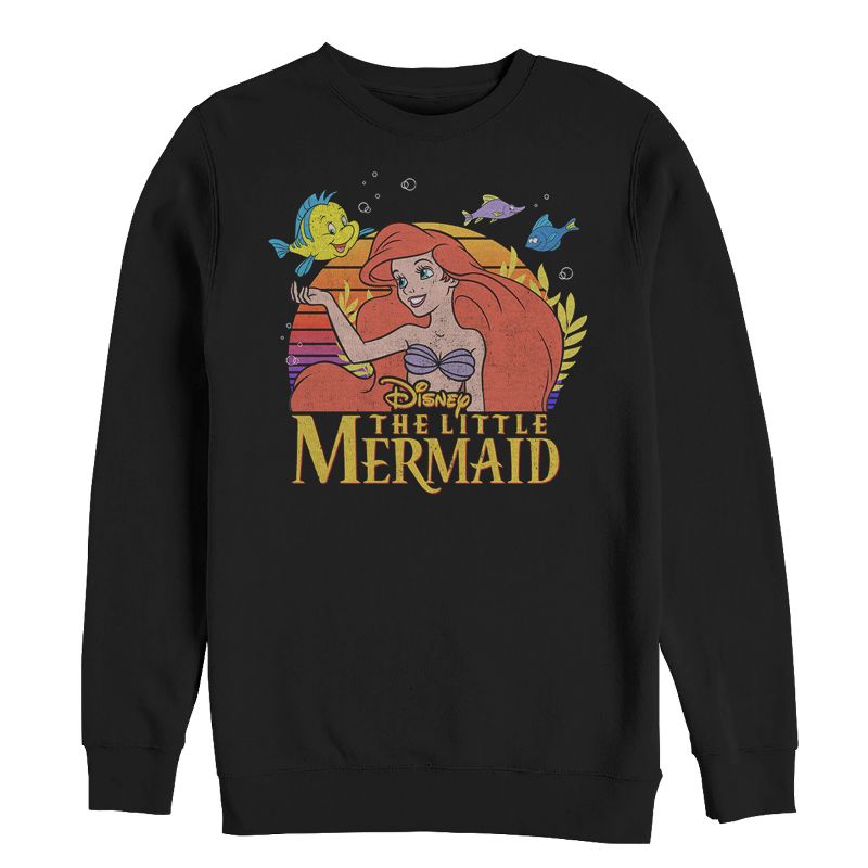 Men's The Little Mermaid Ariel Classic Sweatshirt, 1 of 4