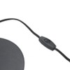 21" Iron Arched Matte Black Table Lamp - Nourison - 4 of 4