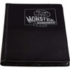 Monster 4 Pocket Trading Card Binder-Matte Black Album, Anti-Theft & Anti-Drop Protection w Side Loading Padded Pockets, Double Sided, Holds 160 Cards - 4 of 4