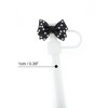 Unique Bargains Spotted Butterfly Straw Cover Cap 4 Pcs - 2 of 4