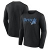 NFL Detroit Lions Men's Black Long Sleeve T-Shirt - 3 of 3