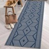 Washable Modern Geometric Area Rugs with Shapes and Stripped Lines Print, Non Slip Low Pile Carpet for Home Office - 2 of 4