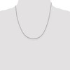 Black Bow Jewelry 1.15mm, Sterling Silver Solid Curb Chain Necklace - 2 of 4
