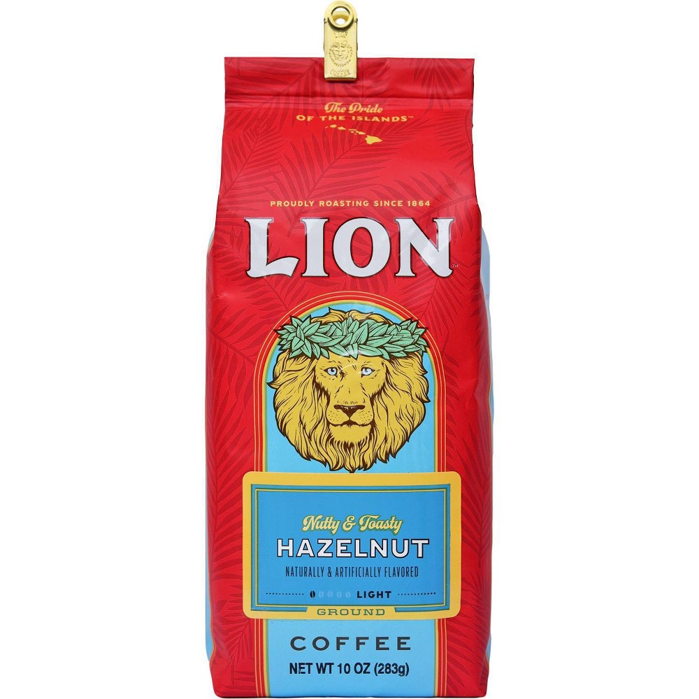 Photos - Coffee Lion  Hawaiian Hazelnut Medium Roast Ground  - 10oz