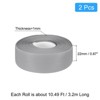 Unique Bargains PVC Waterproof Self-Adhesive Wall Corner Seal Caulk Strip Tape 2 Pcs - 2 of 4