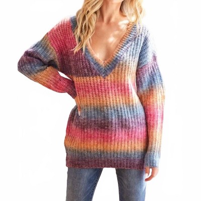 Women's Harvest Mornings Tie Dye Sweater - BiBi