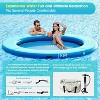 AMERLIFE Inflatable Water Hammock Float with Soft Ladder, Cup Holders and Mesh Bed - 2 of 4