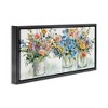 Stupell Industries French Cottage Flower Jars Black Framed Floater Canvas Wall Art - 3 of 4