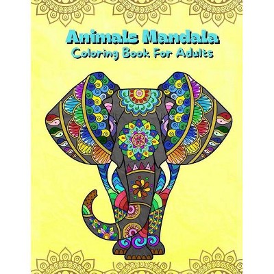 Animals Mandala Coloring Book For Adults - by  Wolfe Cobb (Paperback)