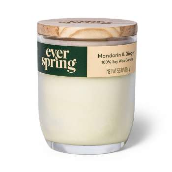Mandarin & Ginger 100% Soy Wax Candle - Everspring™
