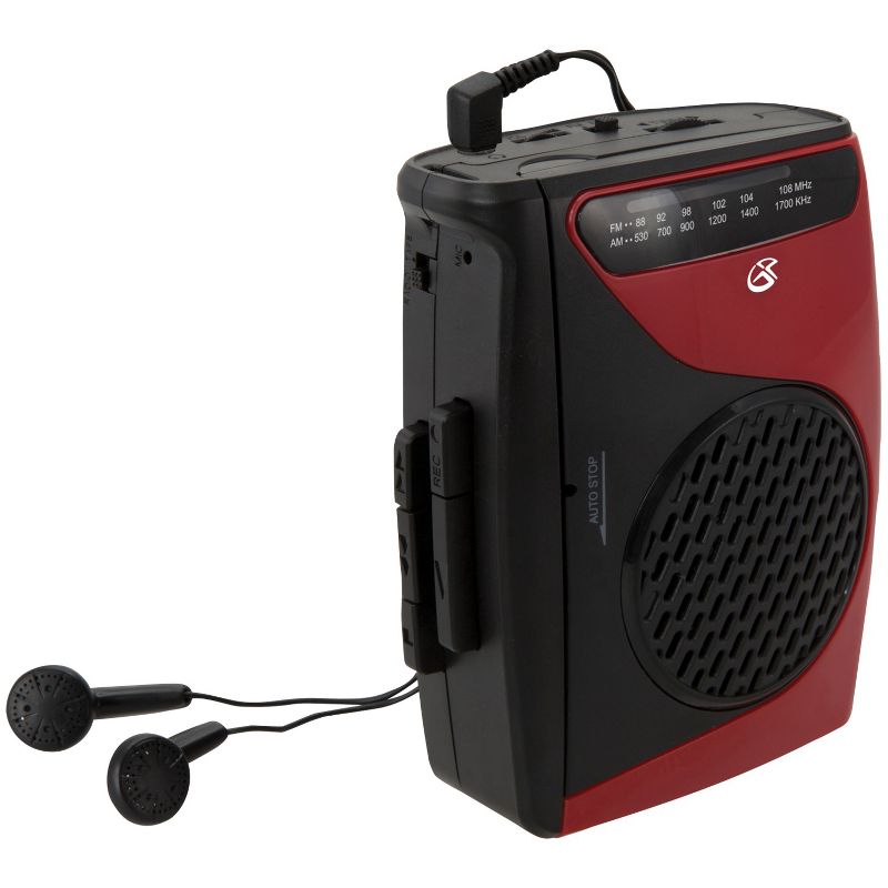GPX® Cassette Player with AM/FM Radio, 3 of 8