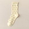 Anna-Kaci 6pk Women's Polka Dot Ankle Socks with Ruffled Cuffs - 4 of 4