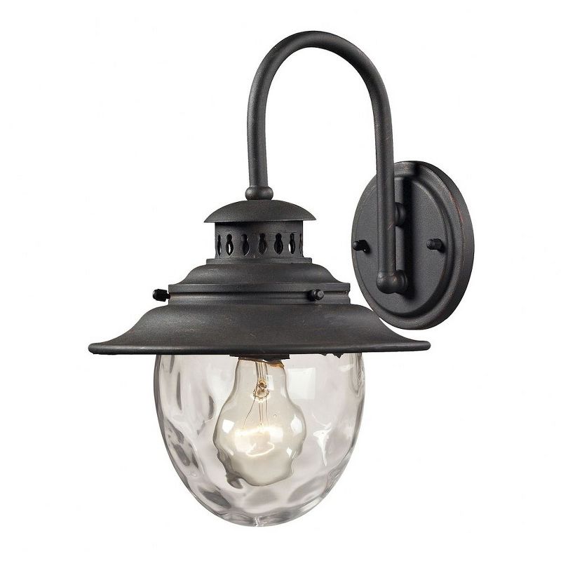 Elk Home Searsport 1 - Light Wall Light in  Weathered Charcoal, 1 of 2